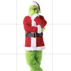 Jolly Red and Green Holiday Costume